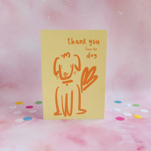 Thank You from the Dog Doodle Card