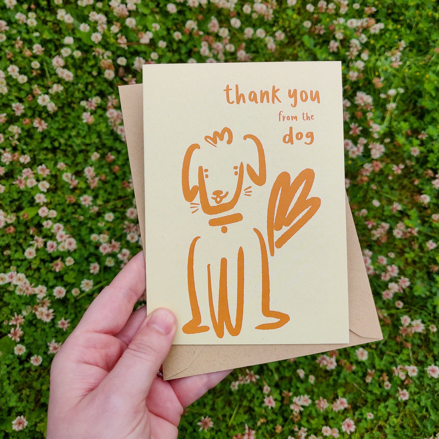 Thank You from the Dog Doodle Card